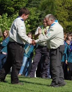 A Queen Scout Award June 2013